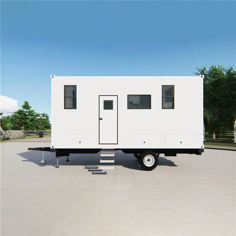 Good Quality Container House - Customized Modular Fiberglass Mobile Caravan – HK prefab