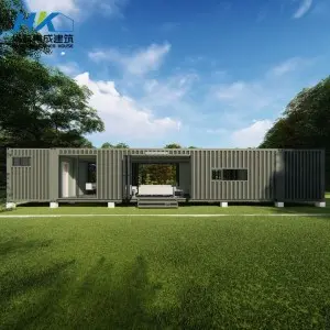 4 unites 40′ Modified Shipping Container House