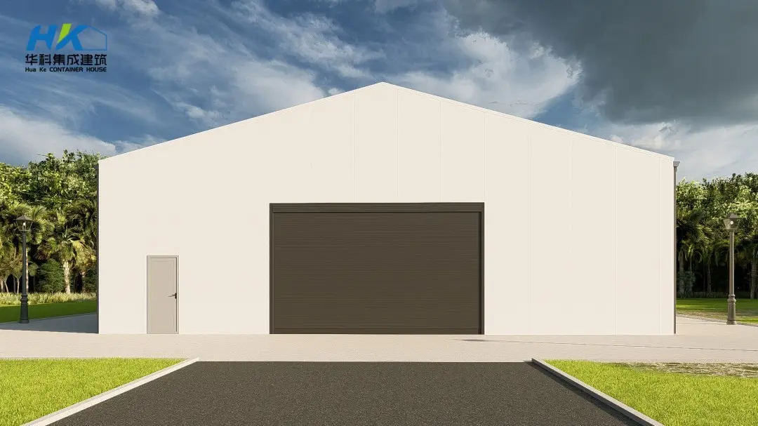 New Design Fabricated Industrial Modular Modern Prefabricated Prefab Workshop Warehouse Factory Steel Frame Construction Building Structure