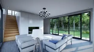 New Luxury 4*40ft Villa Customizable Prefabricated building Container House home