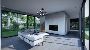 New Luxury 4*40ft Villa Customizable Prefabricated building Container House home