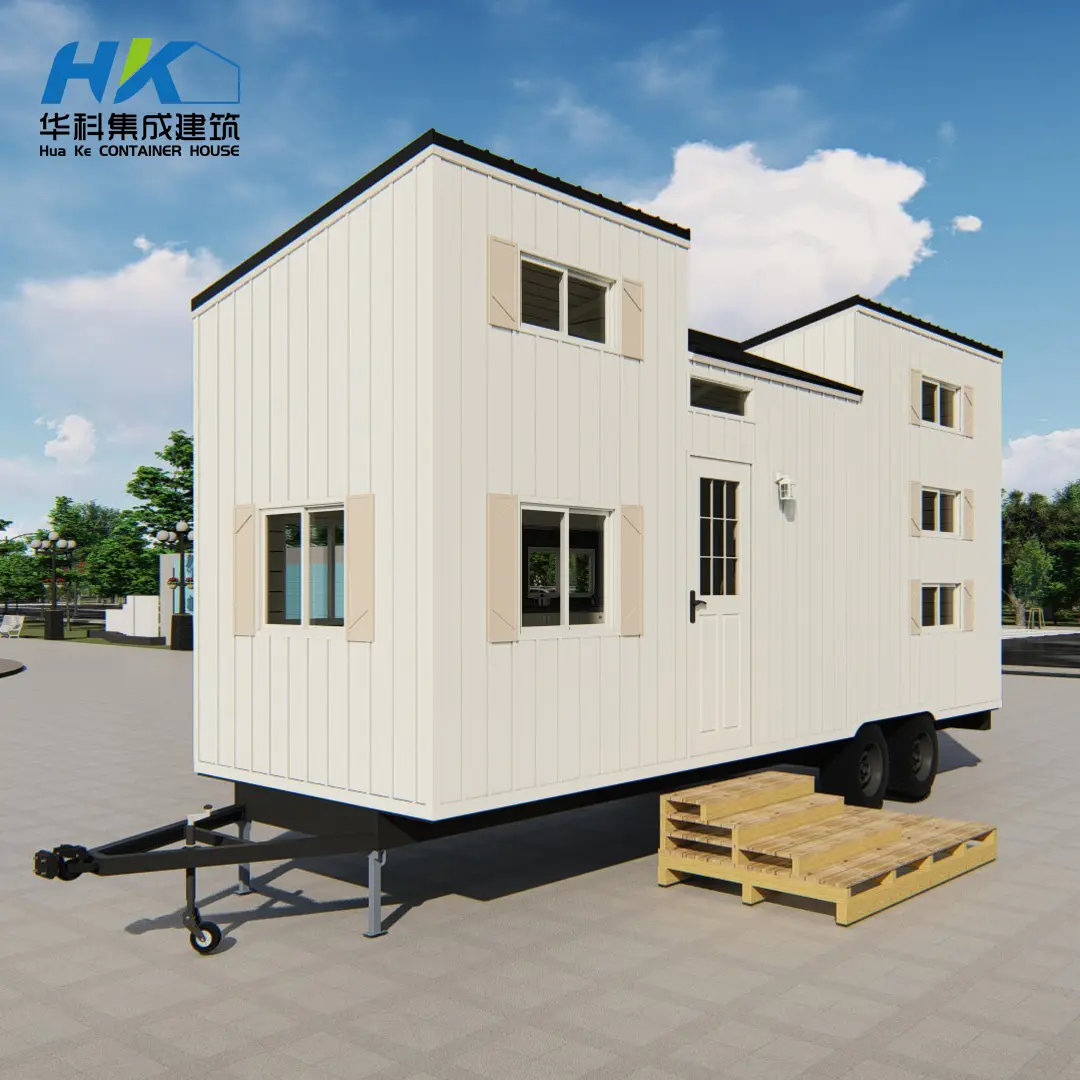 Factory source Tiny House Trailer - Comfortable modern nature trailer house /caravan . – HK prefab