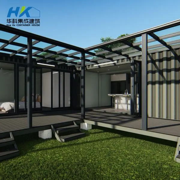 4 unites 40' Modified Shipping Container House