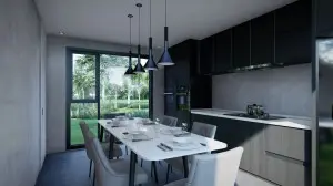 New Luxury 4*40ft Villa Customizable Prefabricated building Container House home