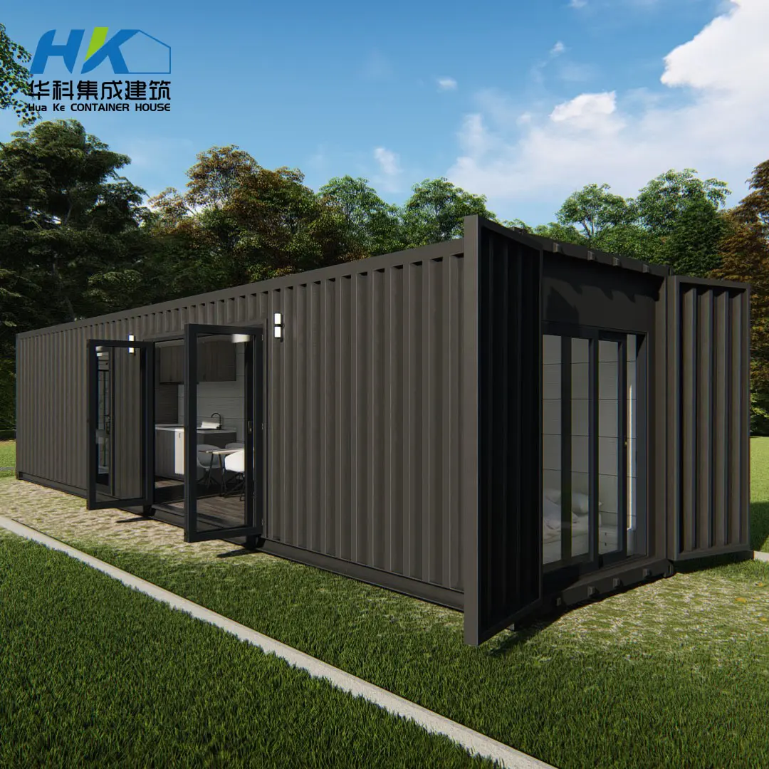 40ft HC modified modular prefabricated shipping contaienr house 