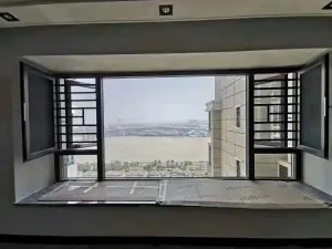 New Series of casement Window with Double Tempered Glass Aluminum thermal break system .