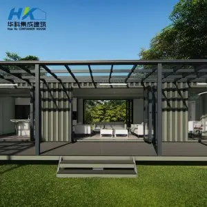 4 unites 40′ Modified Shipping Container House