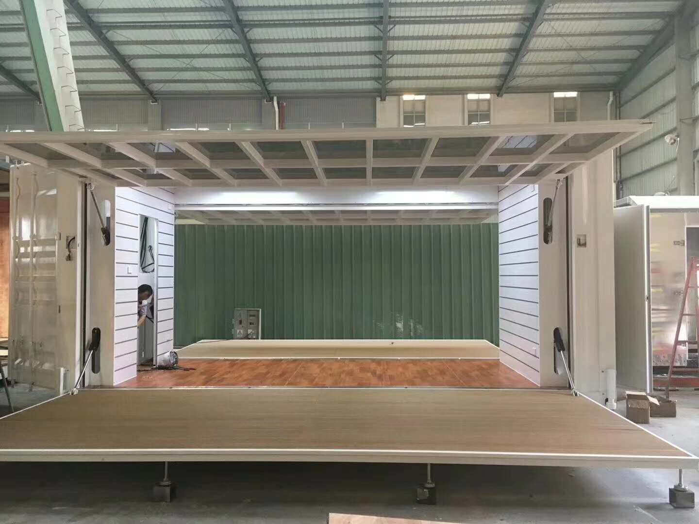 Factory source Tiny House Trailer - 20ft expandable shipping container shop/coffee shop .  – HK prefab