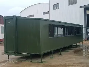 11.8m Transportable Steel Metal Building Removable Trailer Container House Trail