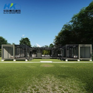 4 unites 40′ Modified Shipping Container House