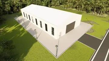 Prefab Steel Structure Buildings for Outdoor Factory Warehouse & Workshop Constructed with Sandwich Panel Material