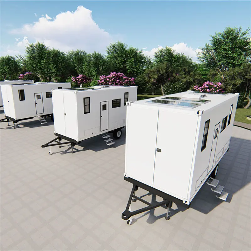 Good Quality Container House - Customized Modular Fiberglass Mobile Caravan – HK prefab