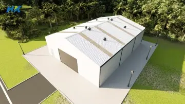 New Design Fabricated Industrial Modular Modern Prefabricated Prefab Workshop Warehouse Factory Steel Frame Construction Building Structure