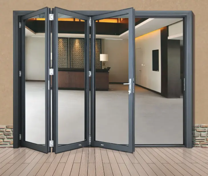 8 Year Exporter Aluminum Folding Windows - Bi-fold door / foldabel door  – HK prefab