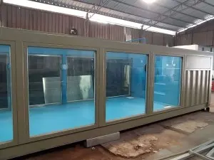 Fiberglass Container swimming pool construction