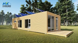 Multifunction Living Container Homes with solar panel
