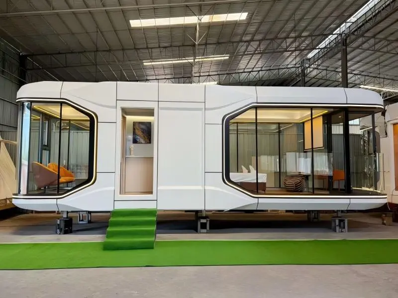 Luxury and natural style Capsule house