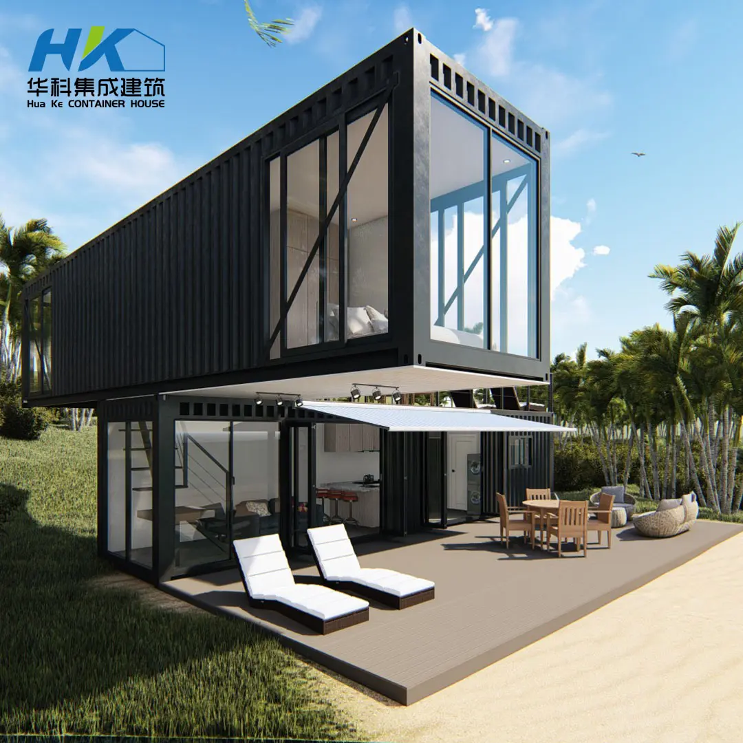 High Performance Container Restroom - two story modular prefab shipping container house  – HK prefab