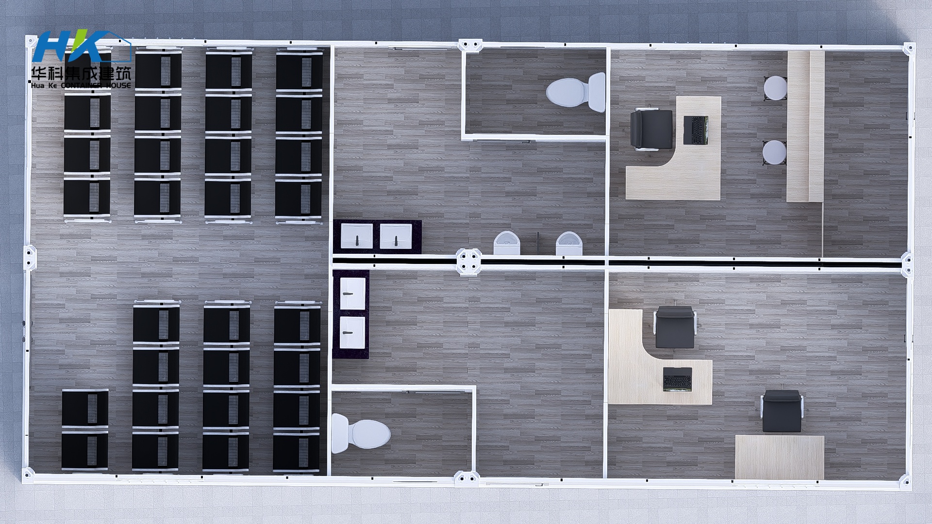 Easy Installation Modular Steel Structure Sandwich panel Labor Camp Prefabricated Structure Modular House Prefab Home