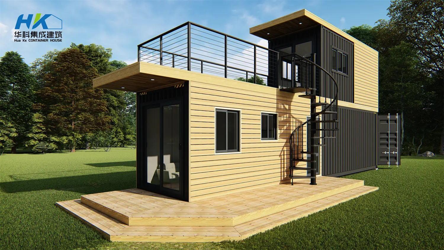 40ft+20ft Two-Storey a perfect blend of modern design Container House Featured Image