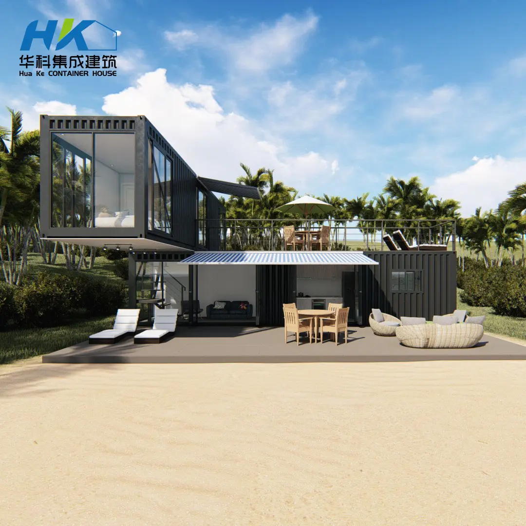 High Performance Container Restroom - two story modular prefab shipping container house  – HK prefab