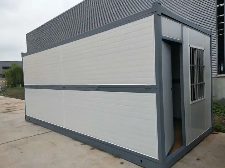 Factory Price Prefabricated Flat Pack Container Camping Room – Fast Install Prefab Economic Expandable Modular Flat Pack Prefabricated Folding Container House – HK prefab