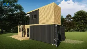 40ft+20ft Two-Storey a perfect blend of modern design Container House
