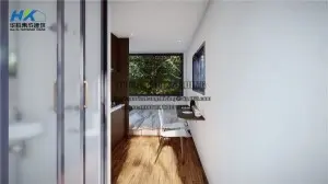 1x20ft Tinny Container House  big living