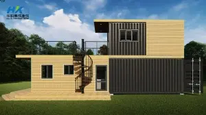 40ft+20ft Two-Storey a perfect blend of modern design Container House