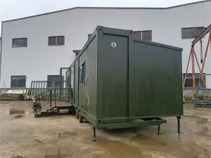 11.8m Transportable Steel Metal Building Removable Trailer Container House Trail