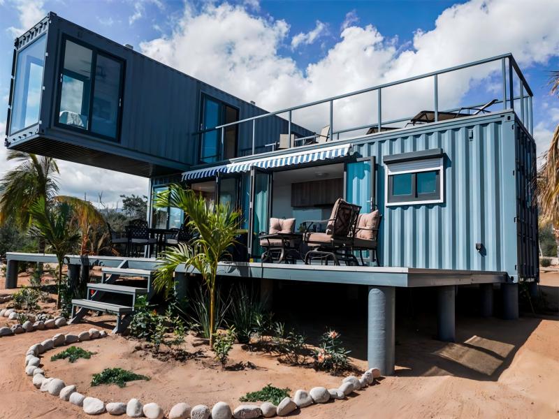 two story modular prefab shipping container house Featured Image