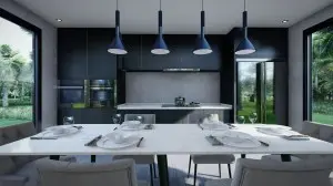 New Luxury 4*40ft Villa Customizable Prefabricated building Container House home