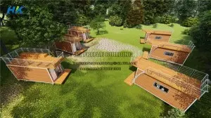 1x20ft Tinny Container House  big living