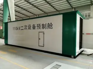 Fiberglass telecom shelter .