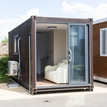 Hot Selling 20ft Modular Storage Container House Fully Equipped and Mostly Furnished Prefab Shipping Furnished Mobile Container Tiny Houses