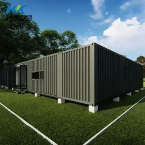 4 unites 40′ Modified Shipping Container House