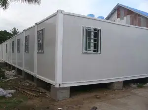 Prefabricated Container Labor Camp and Office .
