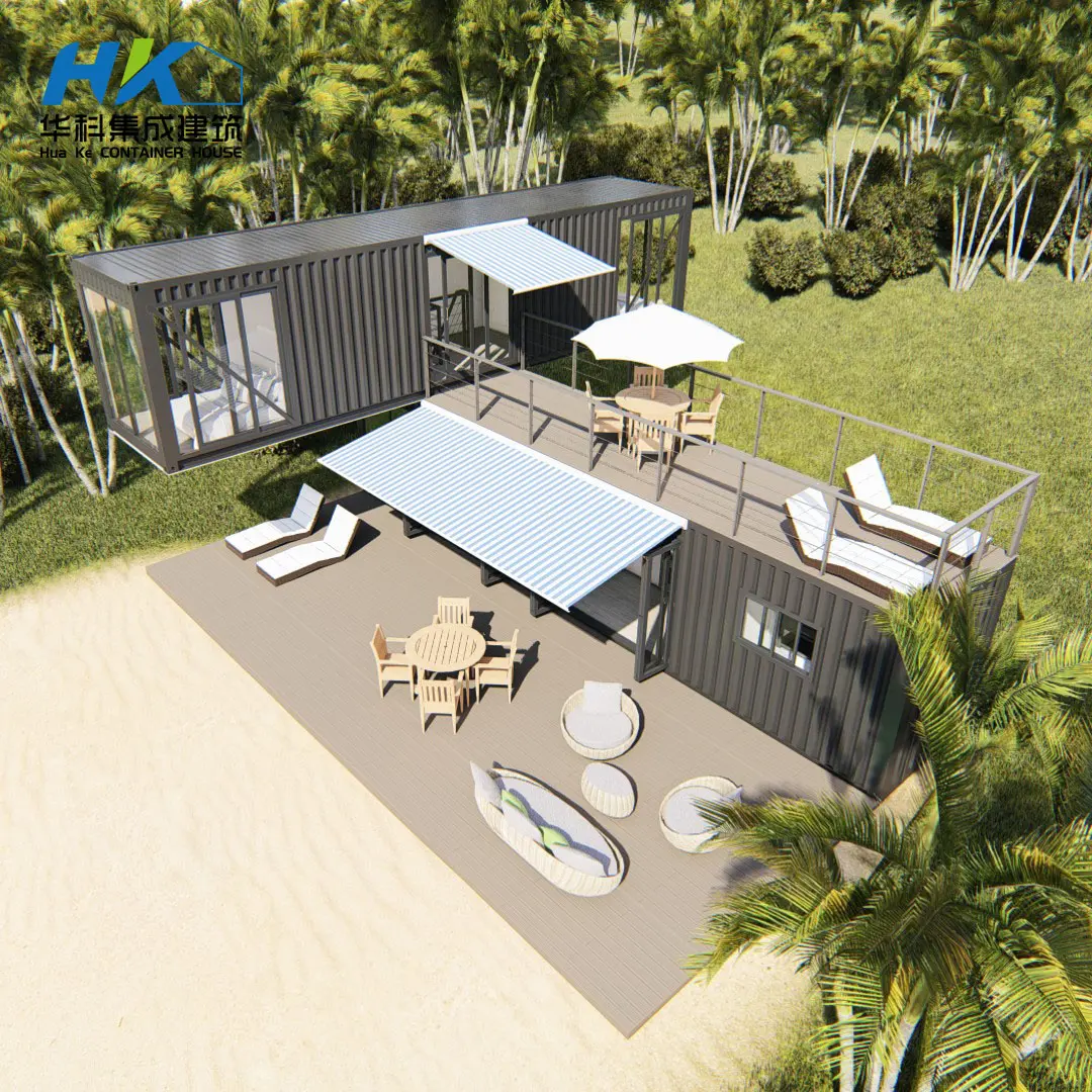 High Performance Container Restroom - two story modular prefab shipping container house  – HK prefab