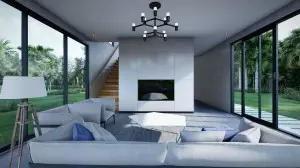 New Luxury 4*40ft Villa Customizable Prefabricated building Container House home