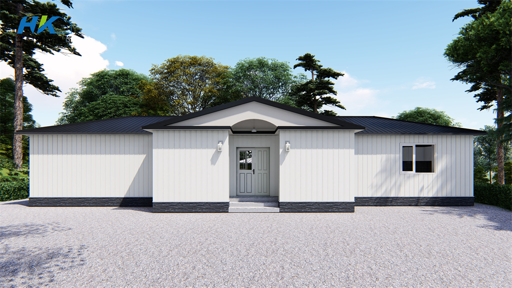 High Quality Light Steel Villa – Modern design prefabricated modular resident /dwelling apartment/ villa house  – HK prefab