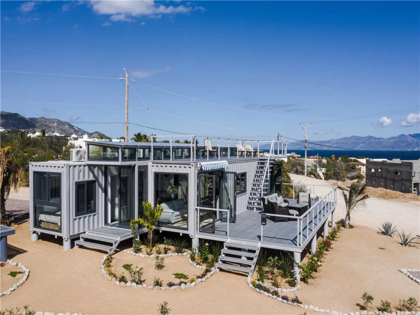 From Cargo to comfortable dream house,made from shipping containers