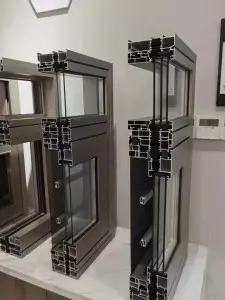 New Series of casement Window with Double Tempered Glass Aluminum thermal break system .