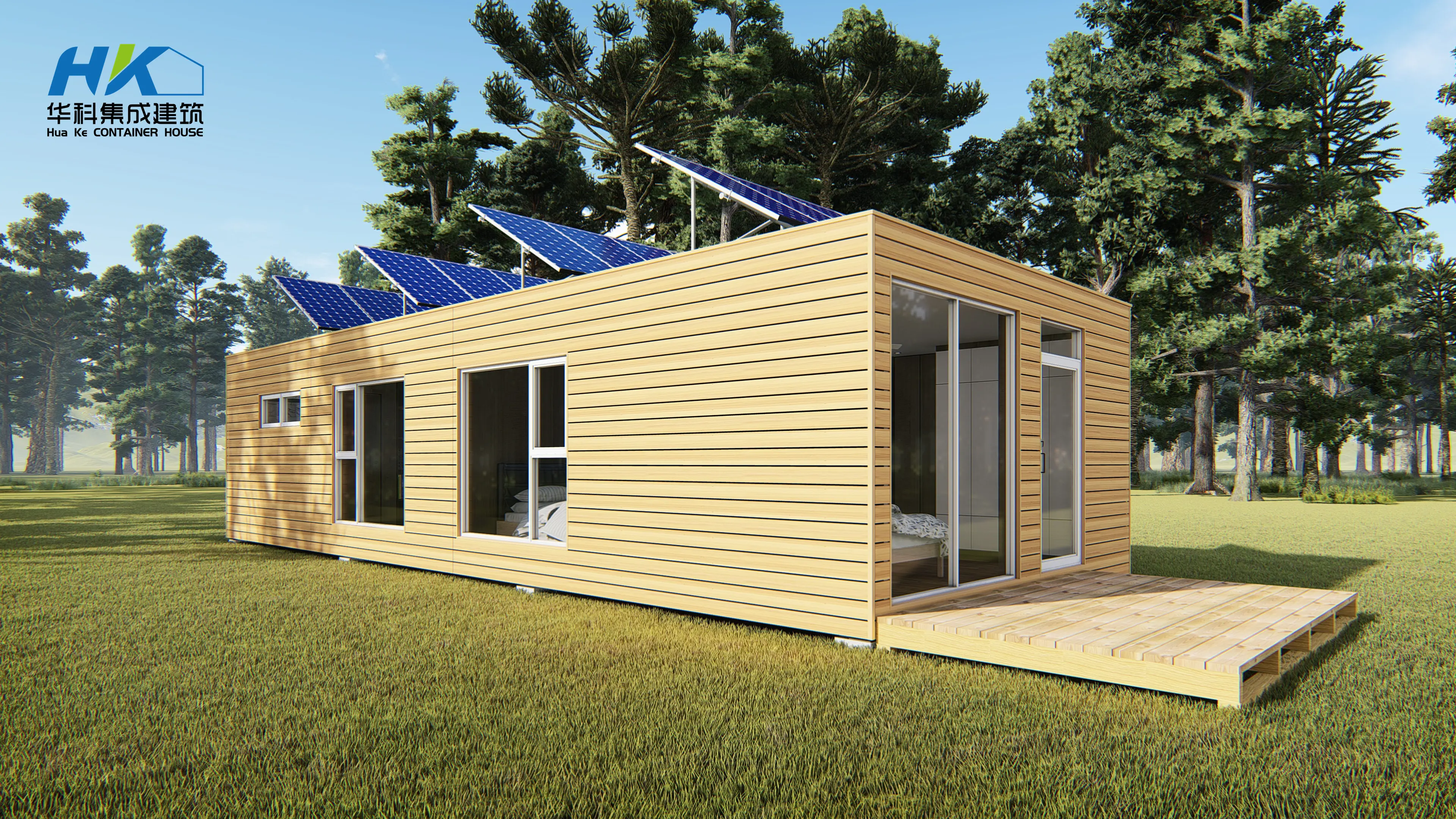 Multifunction Living Container Homes with solar panel Featured Image