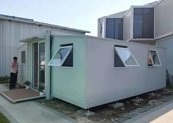 Factory Price Prefabricated Flat Pack Container Camping Room – Container House for Labor Camp/Hotel/Office/Workers Accommodation – HK prefab