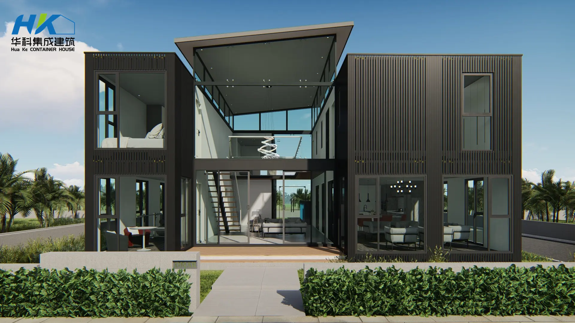 Massive Luxury container house home