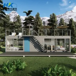 Factory wholesale Living In A Container Home – Luxury modern comfortable prefab container house for America market.  – HK prefab