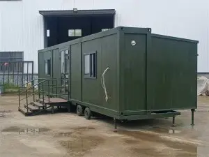 11.8m Transportable Steel Metal Building Removable Trailer Container House Trail