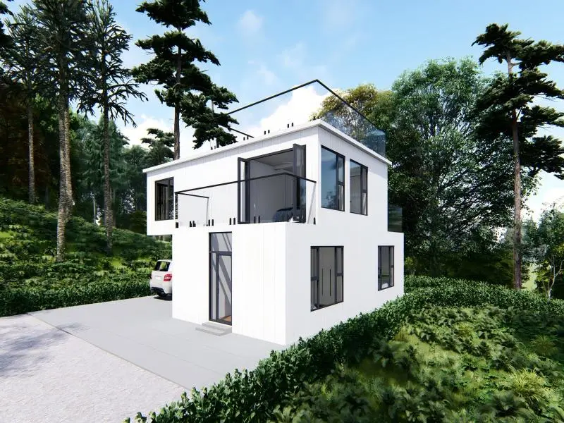 Long Lasting Modular Amazing Luxury Modified Two Story Container House detail pictures