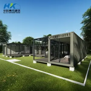 4 unites 40′ Modified Shipping Container House