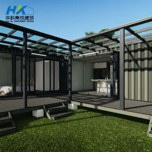 4 unites 40′ Modified Shipping Container House